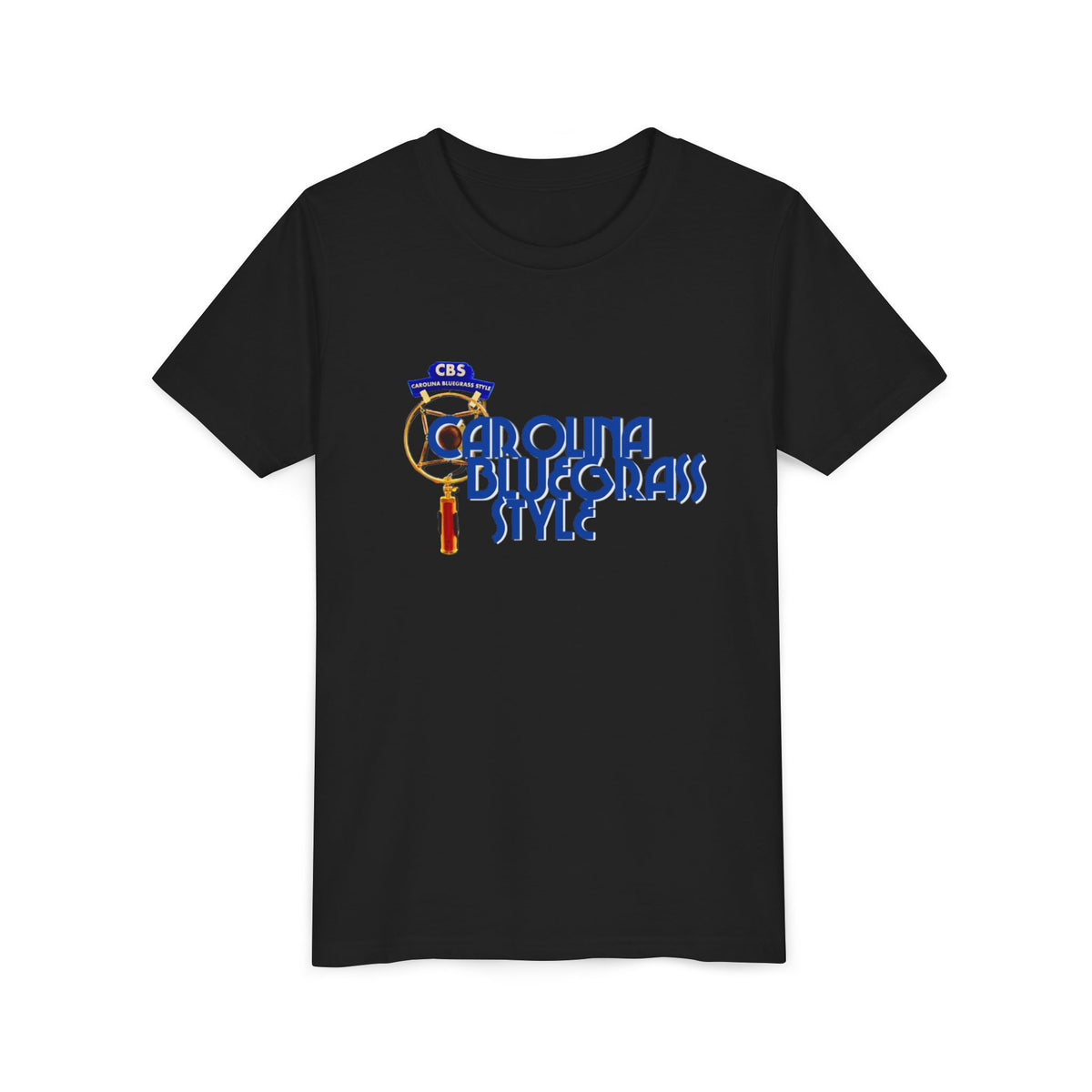 Youth Tee — "Carolina Bluegrass Style" Graphic T-Shirt