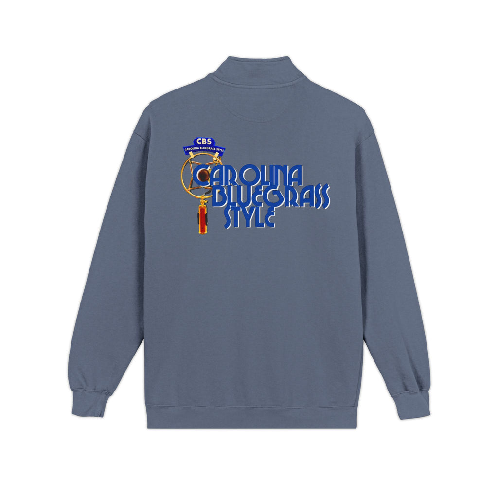 Quarter-Zip Sweatshirt — Carolina Bluegrass Style Embroidered Logo