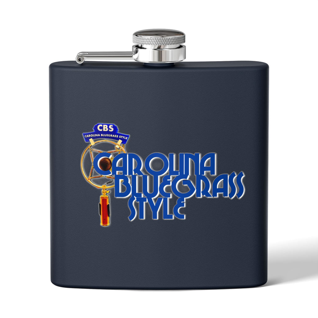 Bluegrass Flask – "Carolina Bluegrass Style" Stainless Steel 6oz Hip Flask