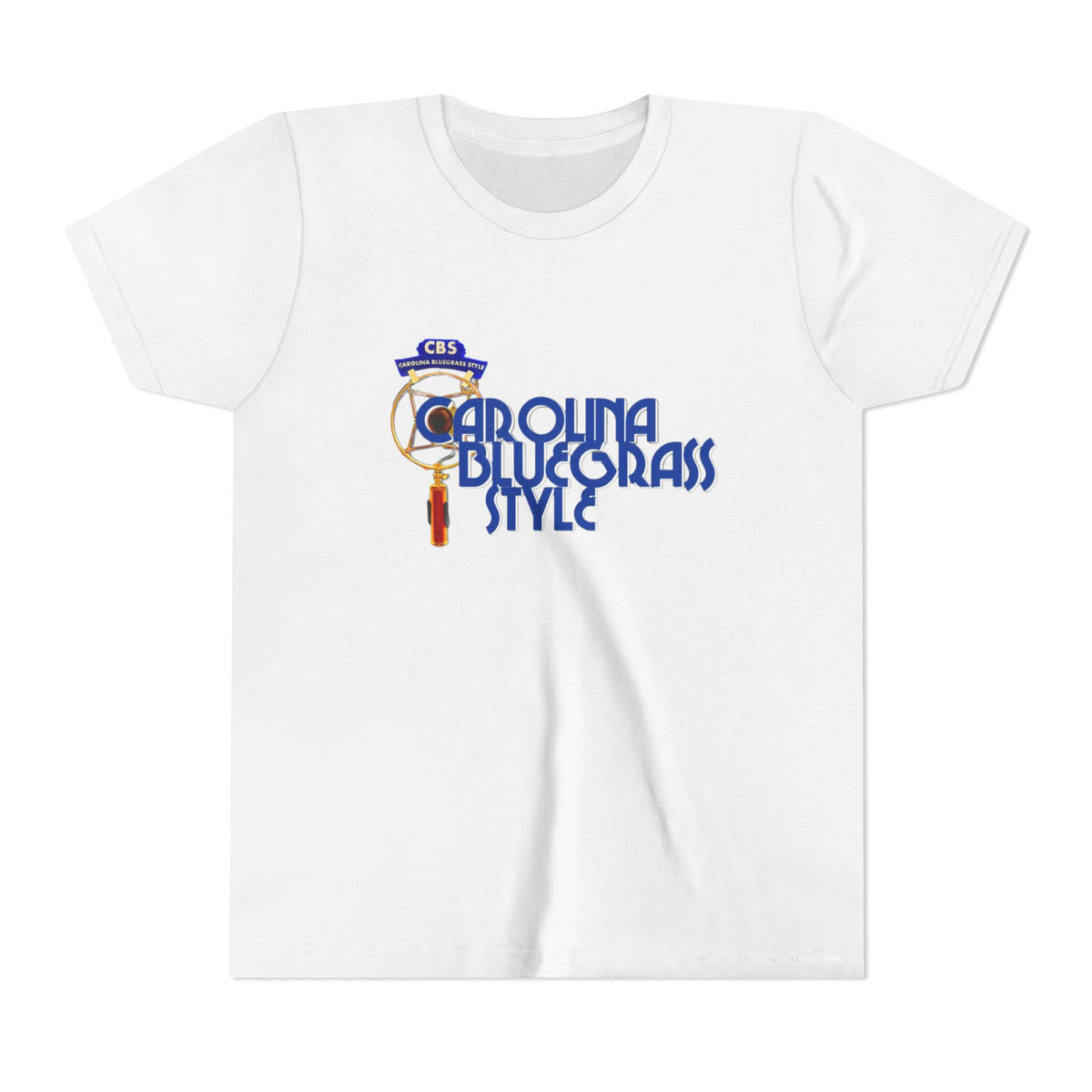 Youth Tee — "Carolina Bluegrass Style" Graphic T-Shirt