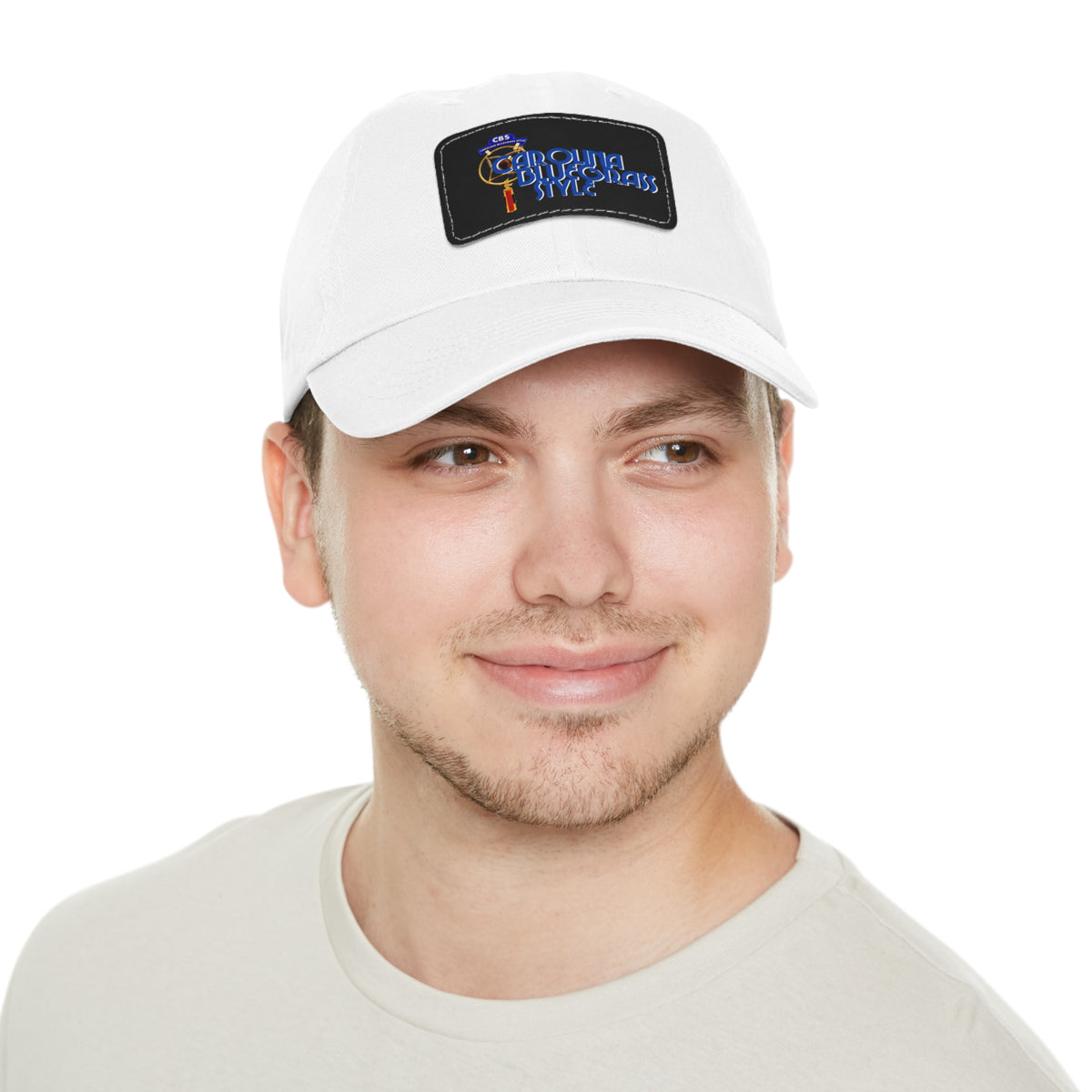 Carolina Bluegrass Style Dad Hat | Leather Patch Rectangle