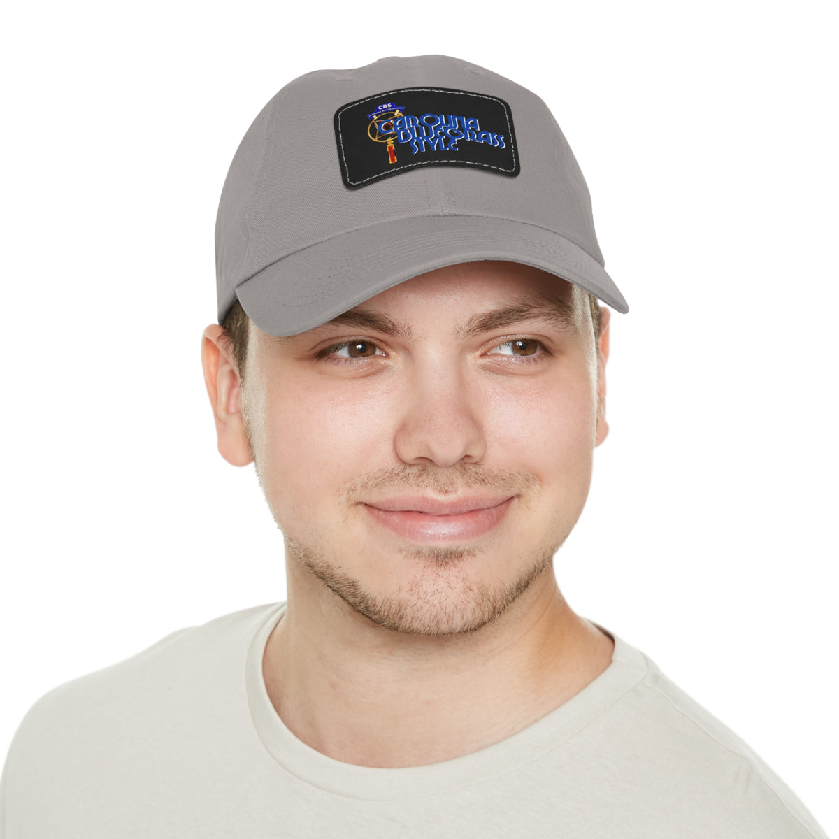 Carolina Bluegrass Style Dad Hat | Leather Patch Rectangle