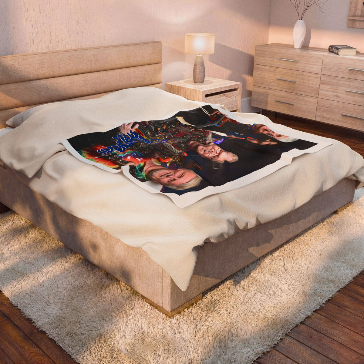 Plush Photo Blanket – Custom Group Portrait Velveteen Throw