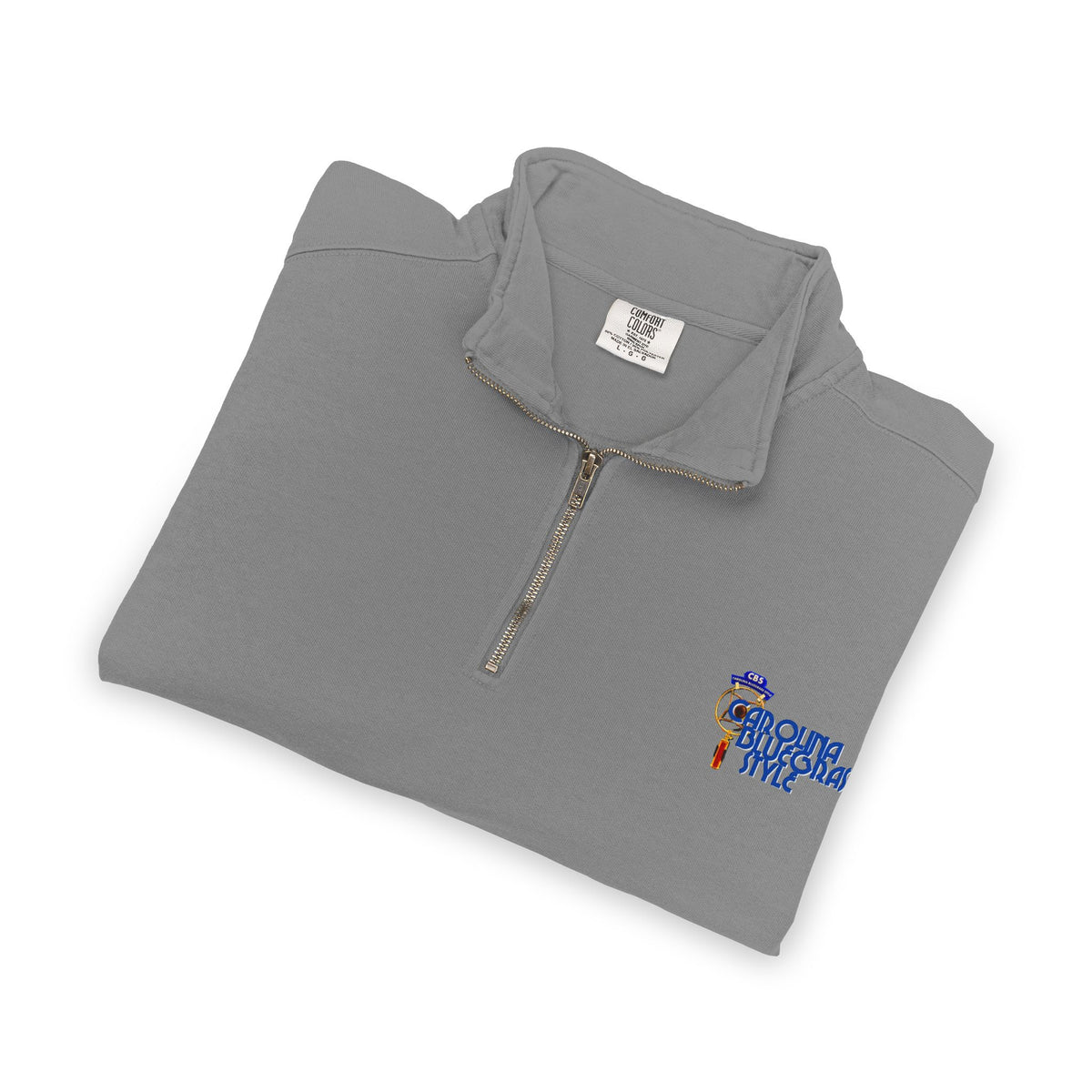 Quarter-Zip Sweatshirt — Carolina Bluegrass Style Embroidered Logo