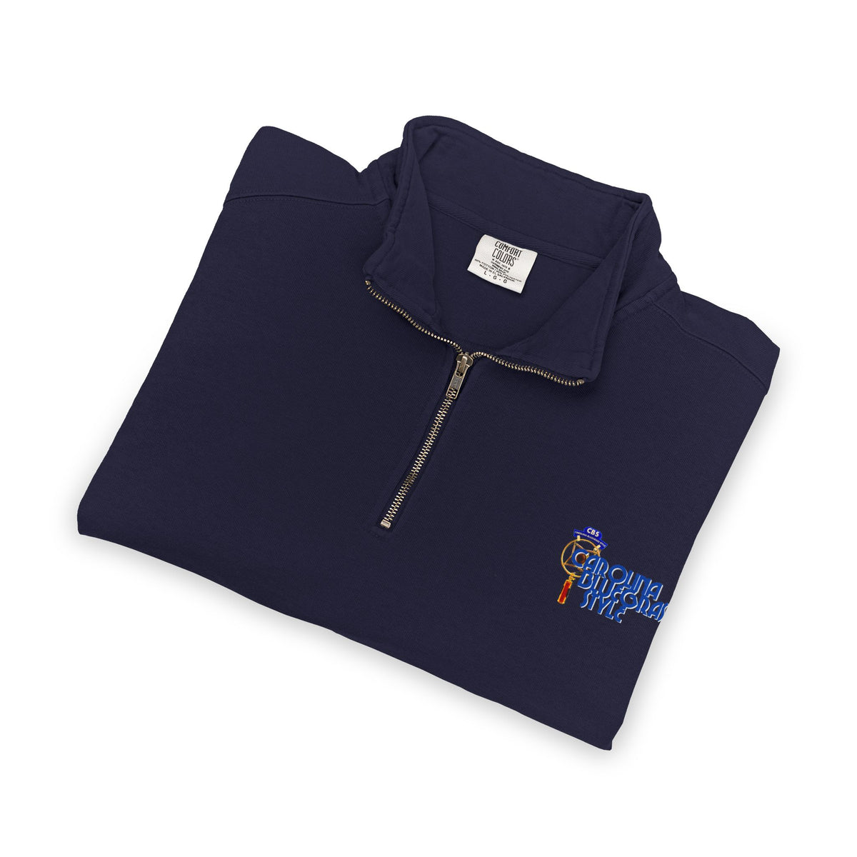 Quarter-Zip Sweatshirt — Carolina Bluegrass Style Embroidered Logo