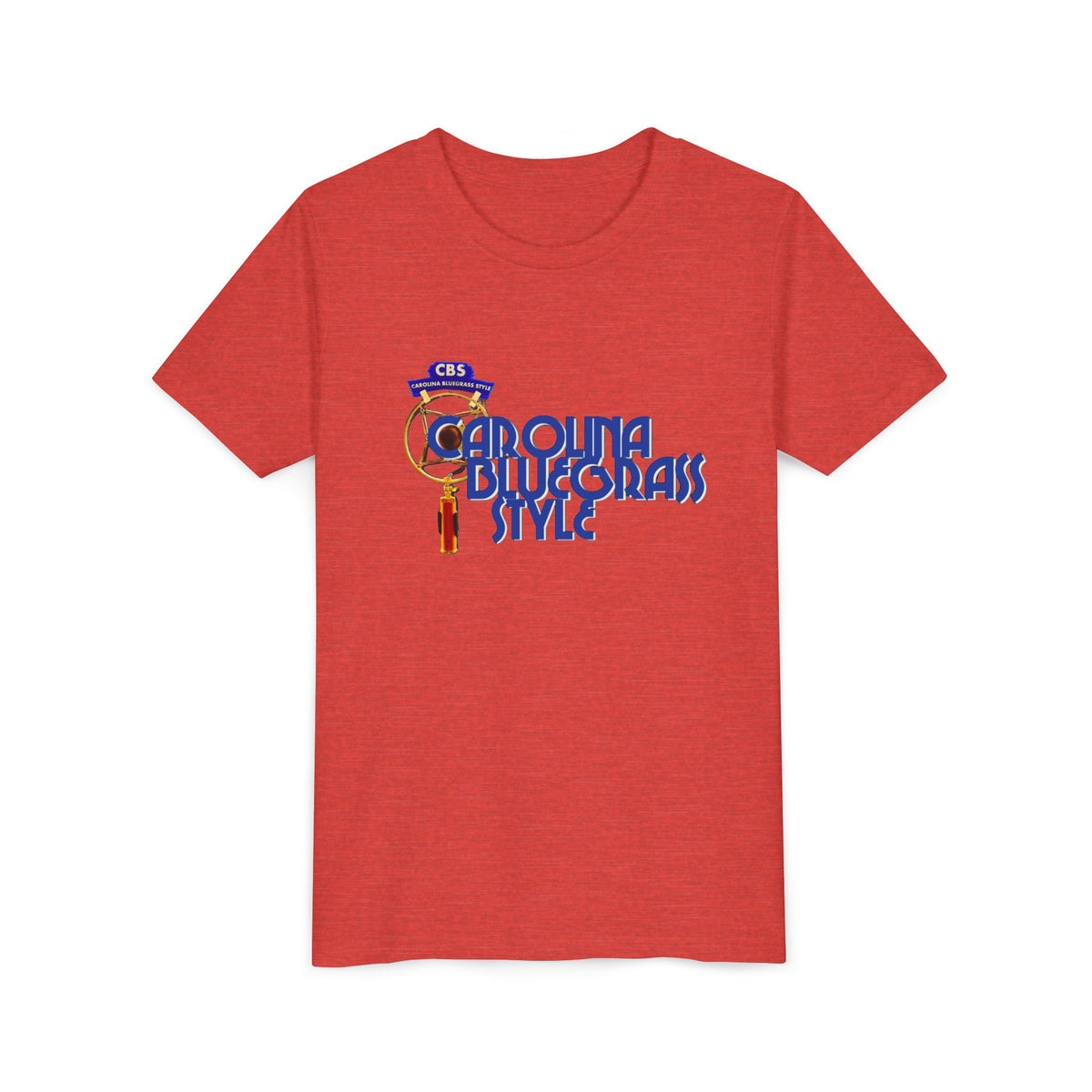 Youth Tee — "Carolina Bluegrass Style" Graphic T-Shirt