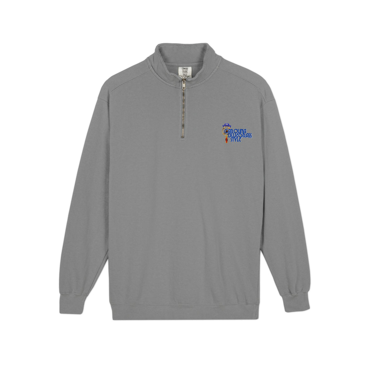 Quarter-Zip Sweatshirt — Carolina Bluegrass Style Embroidered Logo
