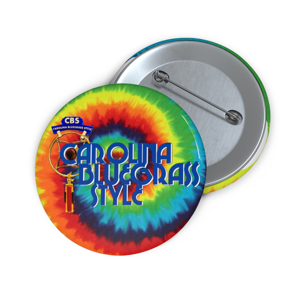 Carolina Bluegrass Style Tie-Dye Pin Button