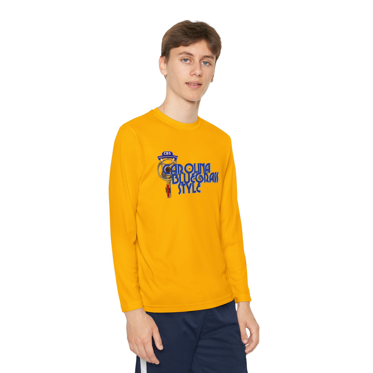 Carolina Bluegrass Style Youth Long Sleeve Tee