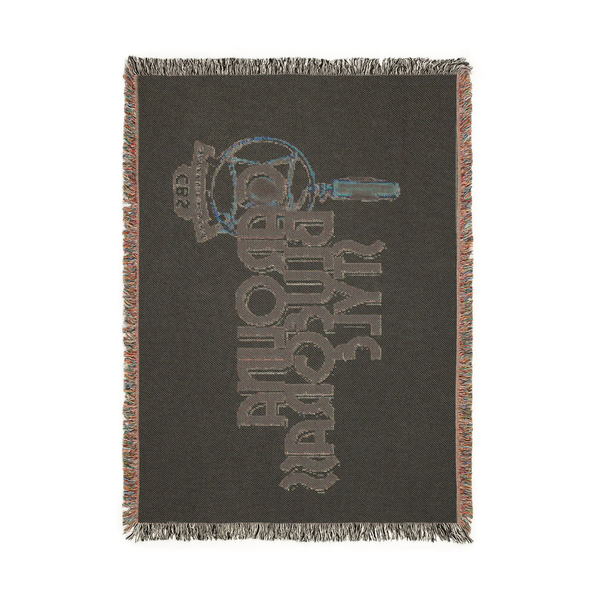 Carolina Bluegrass Style Woven Blanket | Vintage Microphone Logo