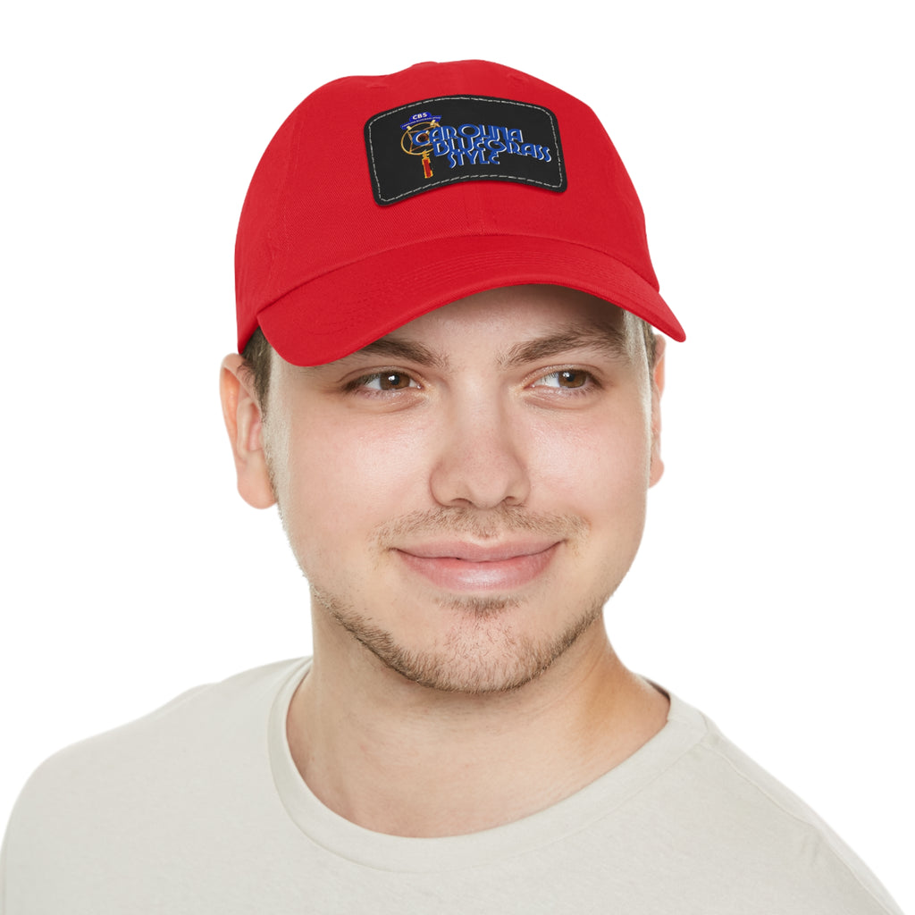 Carolina Bluegrass Style Dad Hat | Leather Patch Rectangle
