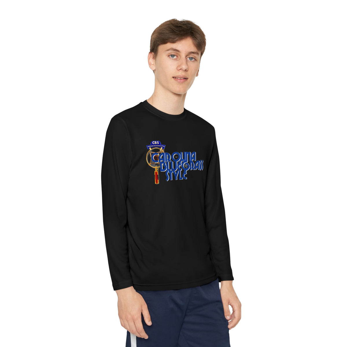 Carolina Bluegrass Style Youth Long Sleeve Tee