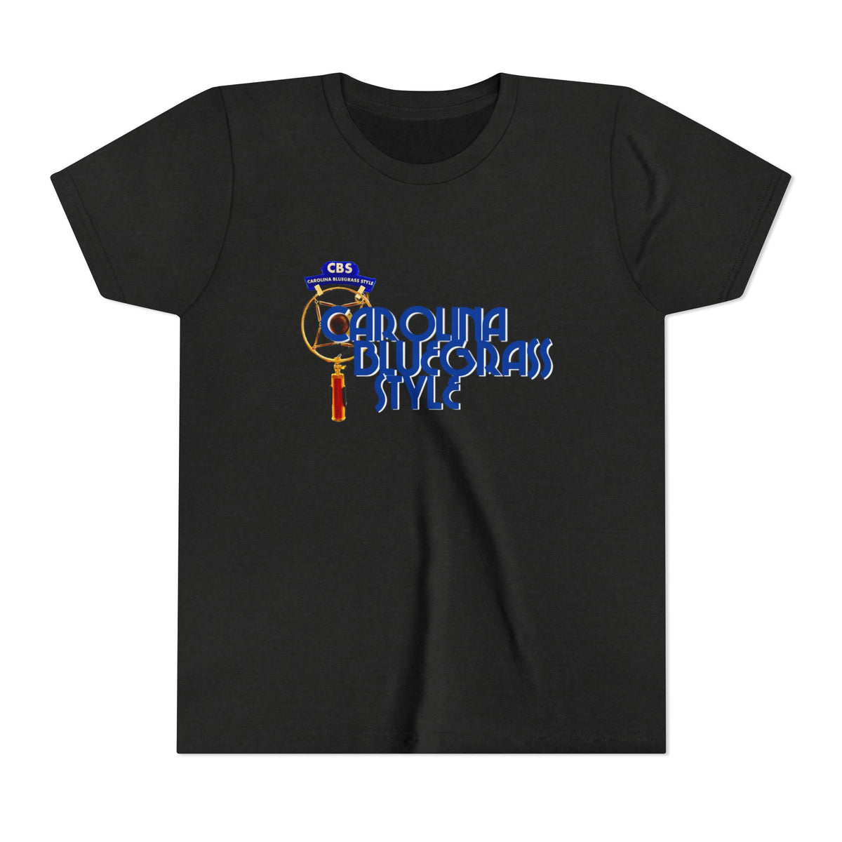 Youth Tee — "Carolina Bluegrass Style" Graphic T-Shirt