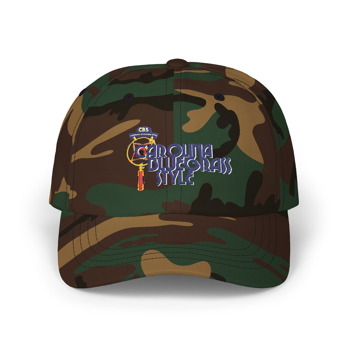 Carolina Bluegrass Style Dad Cap | Embroidered Baseball Hat