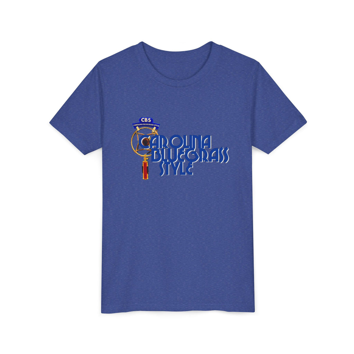 Youth Tee — "Carolina Bluegrass Style" Graphic T-Shirt