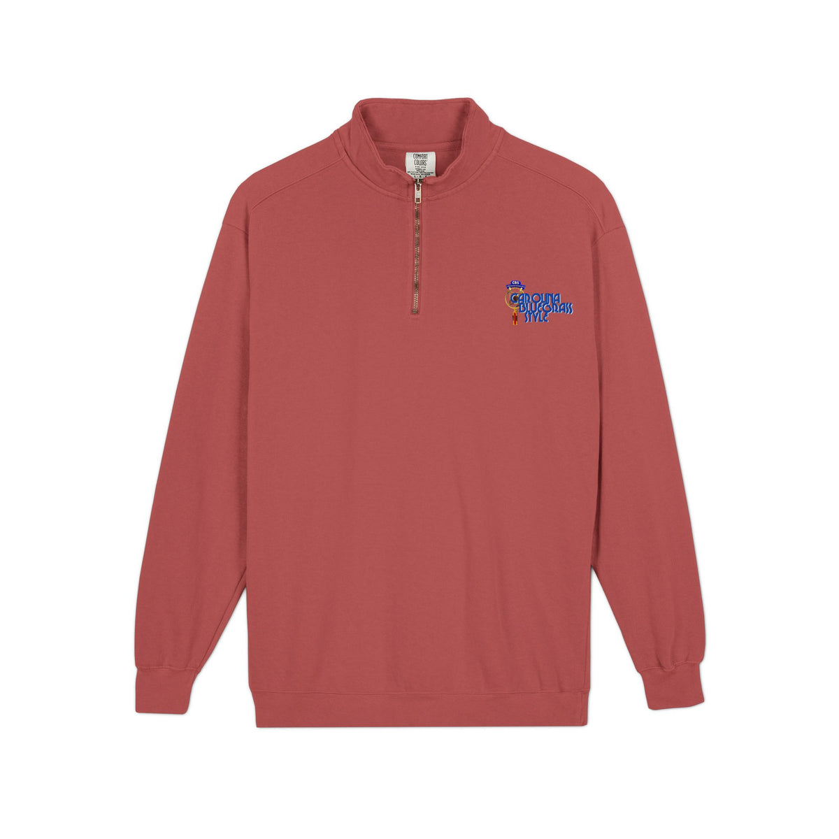 Quarter-Zip Sweatshirt — Carolina Bluegrass Style Embroidered Logo