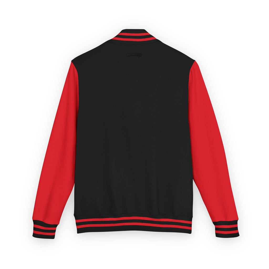 Retro Cheerleader Letterman Jacket — 'Cheer Squad' Embroidered Varsity Jacket