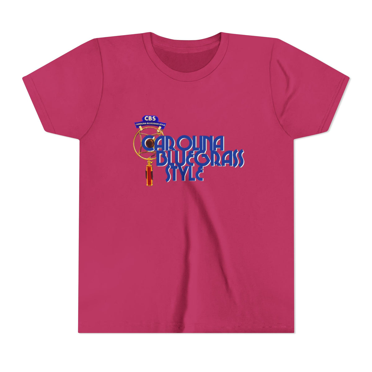 Youth Tee — "Carolina Bluegrass Style" Graphic T-Shirt