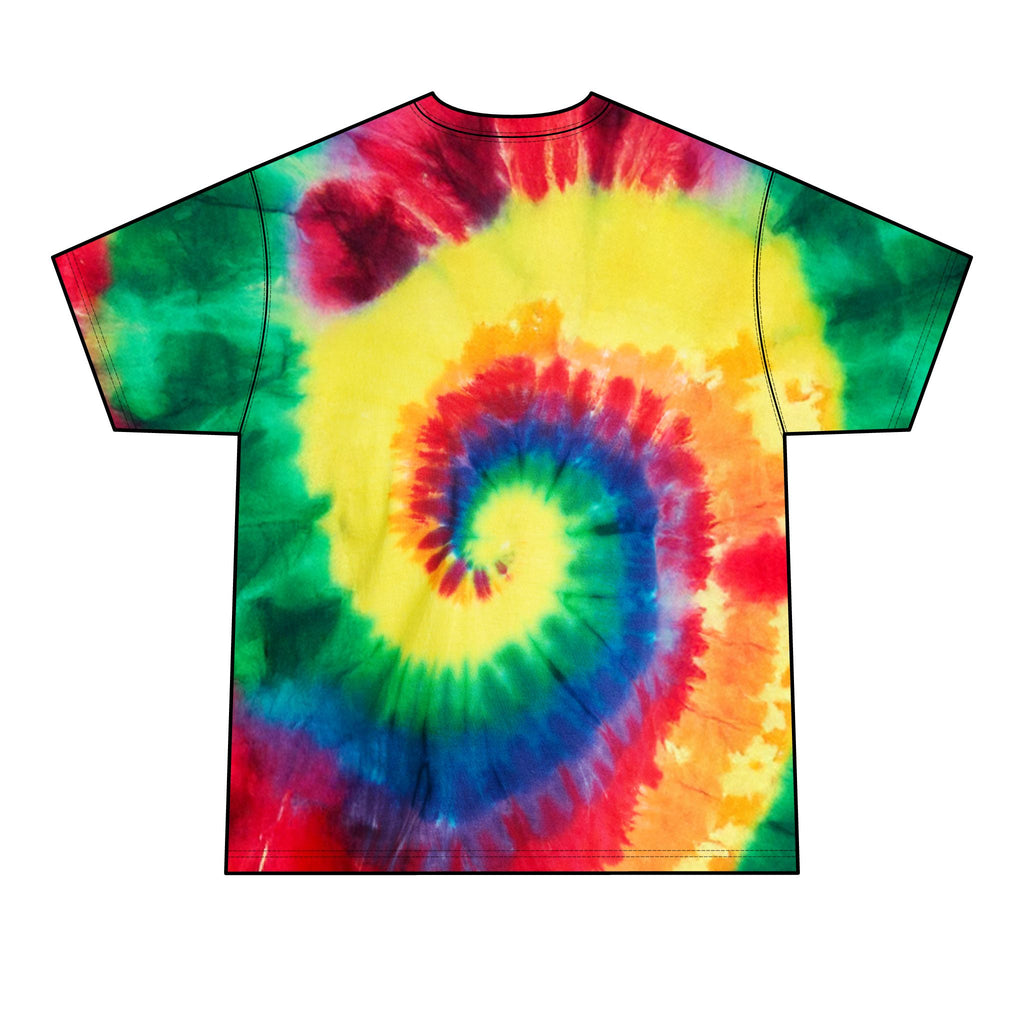 Carolina Bluegrass Style Tie-Dye Tee — Men’s Black Spiral Band T‑Shirt