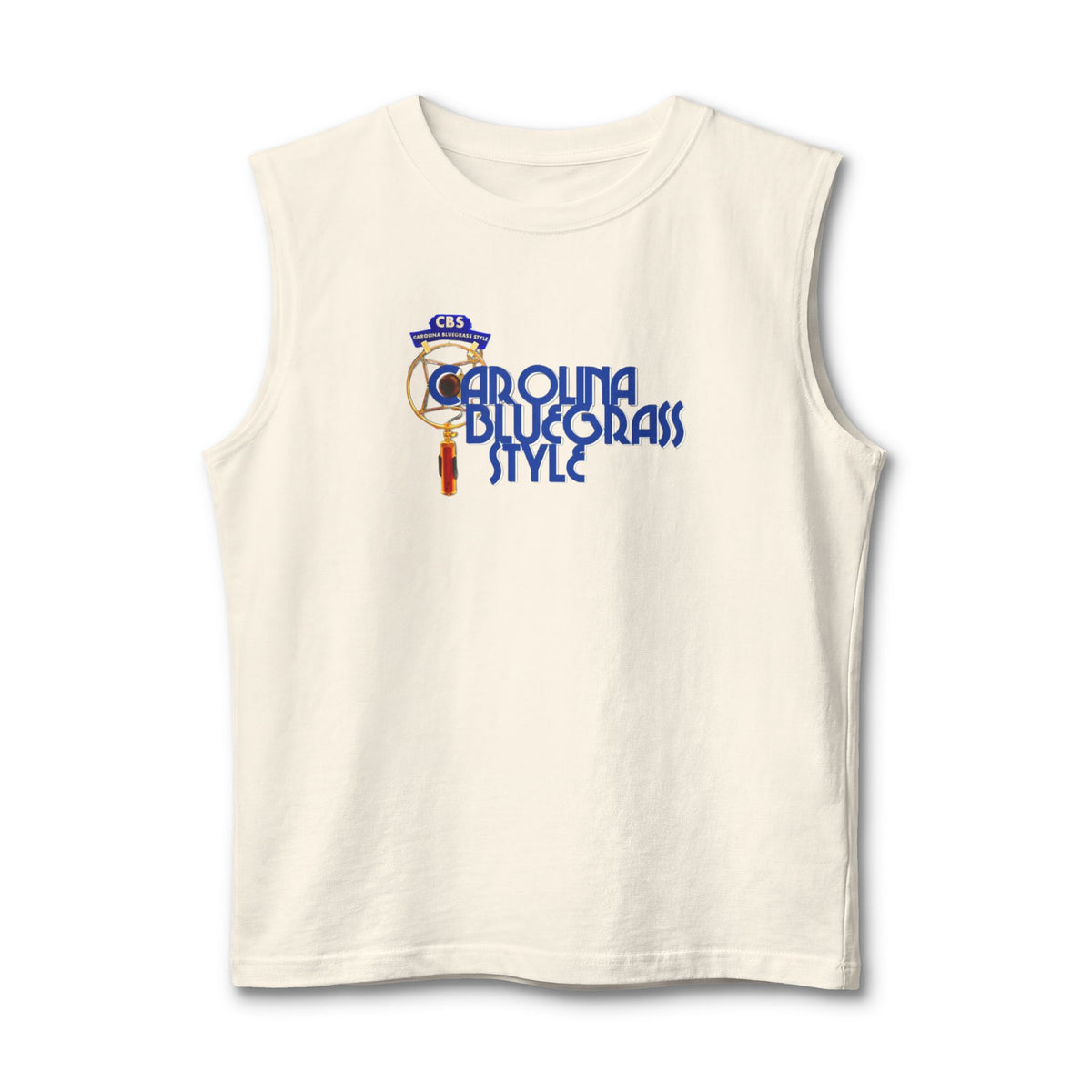 Bluegrass Muscle Tank – "Carolina Bluegrass Style" Music Tee