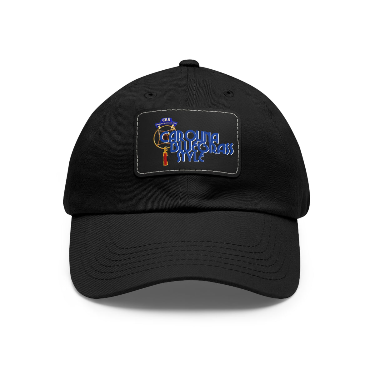 Carolina Bluegrass Style Dad Hat | Leather Patch Rectangle