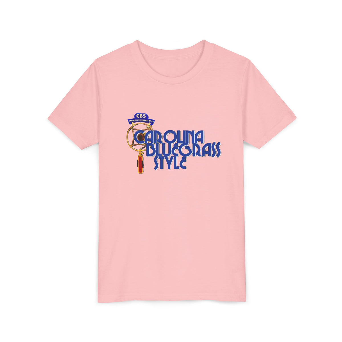 Youth Tee — "Carolina Bluegrass Style" Graphic T-Shirt