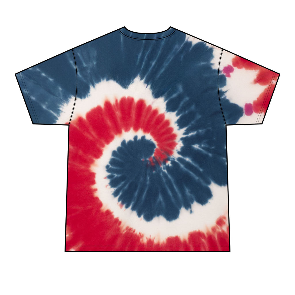 Carolina Bluegrass Style Tie-Dye Tee — Men’s Black Spiral Band T‑Shirt