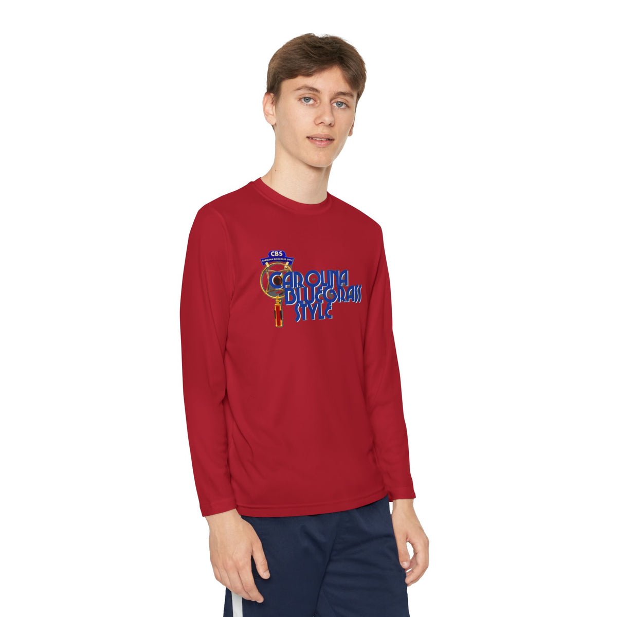 Carolina Bluegrass Style Youth Long Sleeve Tee