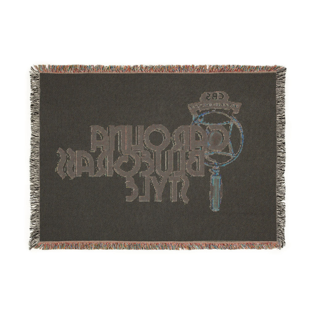 Carolina Bluegrass Style Woven Blanket | Vintage Microphone Logo