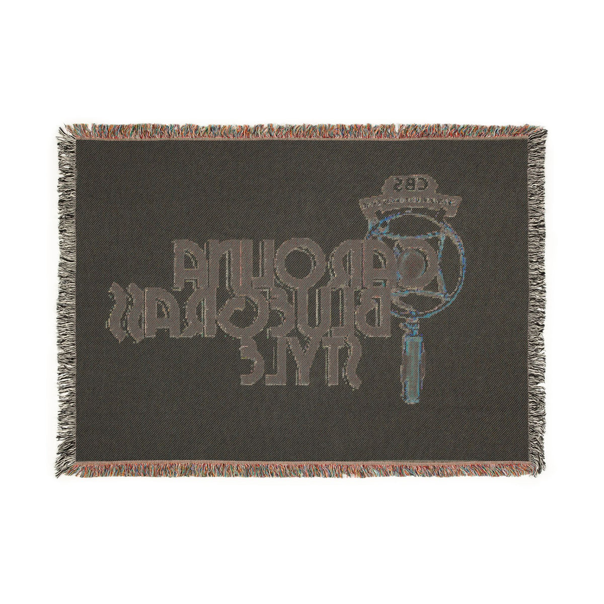 Carolina Bluegrass Style Woven Blanket | Vintage Microphone Logo