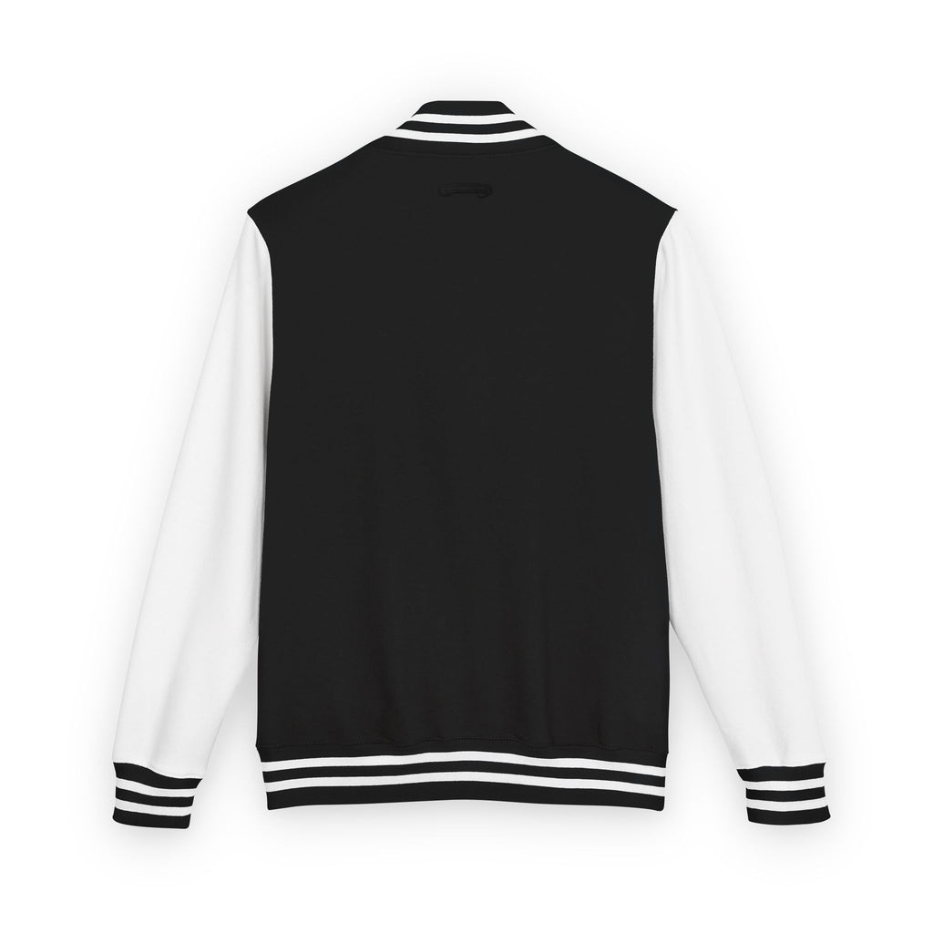 Retro Cheerleader Letterman Jacket — 'Cheer Squad' Embroidered Varsity Jacket