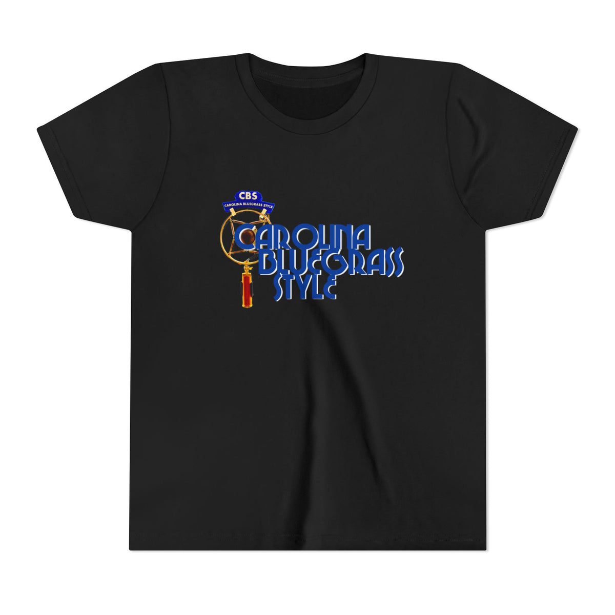 Youth Tee — "Carolina Bluegrass Style" Graphic T-Shirt
