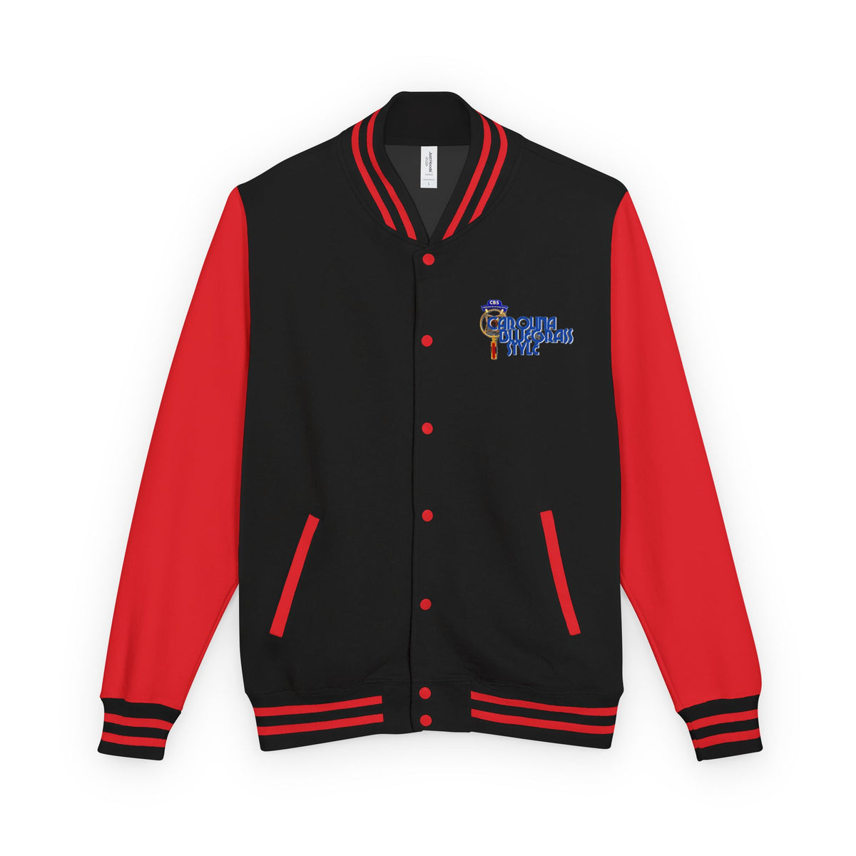 Retro Cheerleader Letterman Jacket — 'Cheer Squad' Embroidered Varsity Jacket