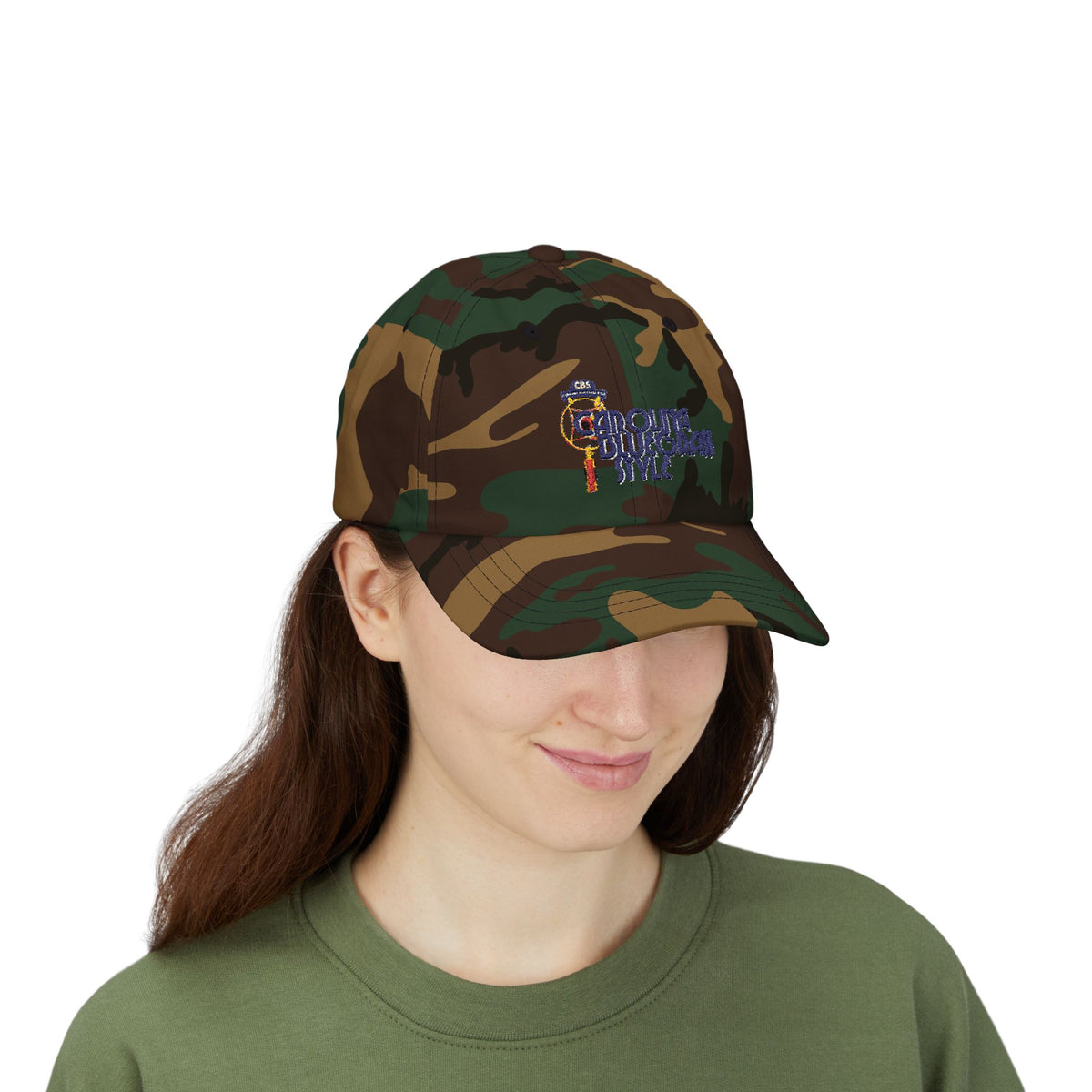 Carolina Bluegrass Style Dad Cap | Embroidered Baseball Hat