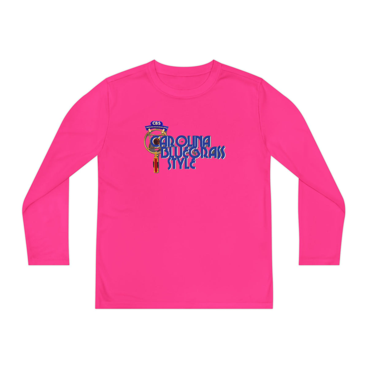 Carolina Bluegrass Style Youth Long Sleeve Tee