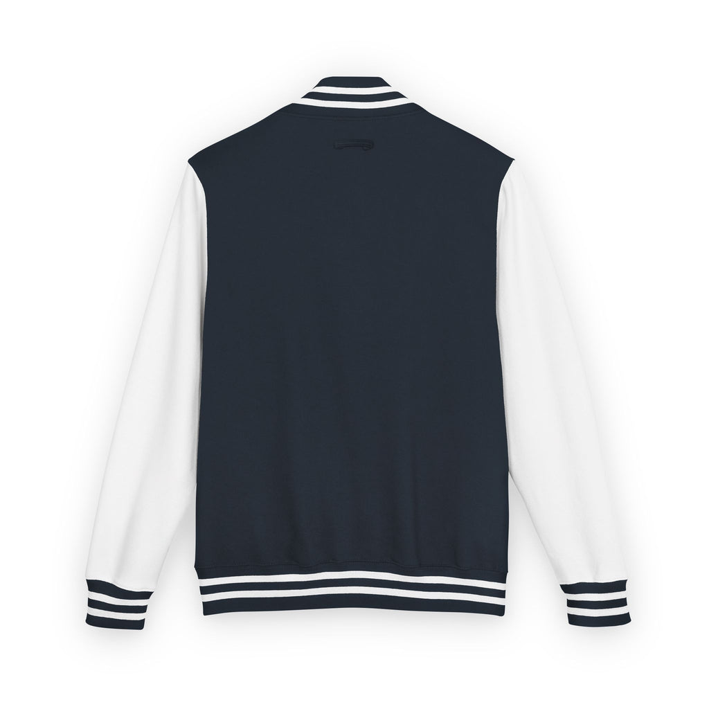 Retro Cheerleader Letterman Jacket — 'Cheer Squad' Embroidered Varsity Jacket