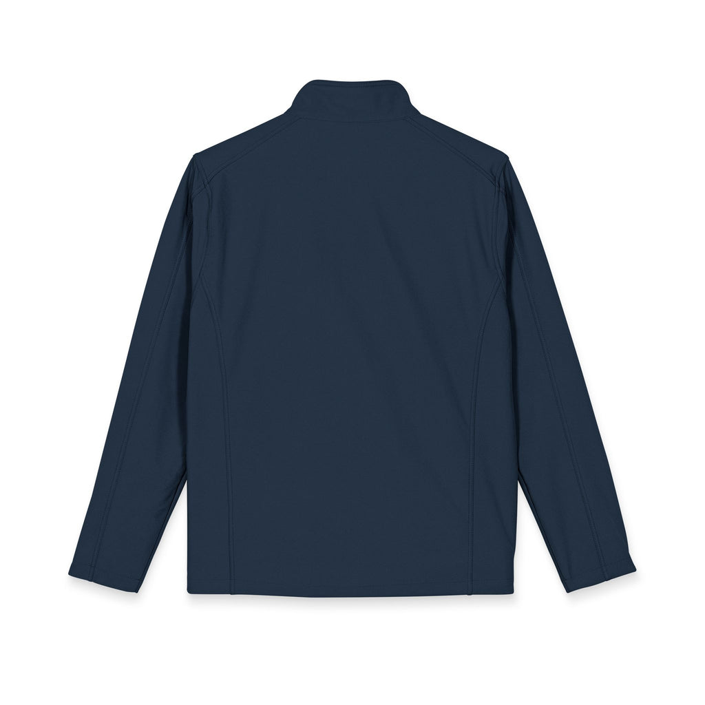 Embroidered Soft Shell Jacket - Men's Core Port Authority, Red with Small Logo