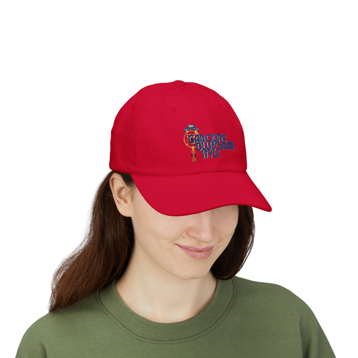 Carolina Bluegrass Style Dad Cap | Embroidered Baseball Hat
