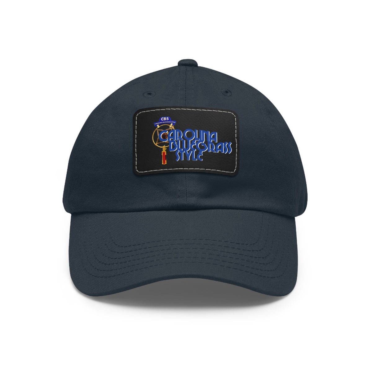 Carolina Bluegrass Style Dad Hat | Leather Patch Rectangle