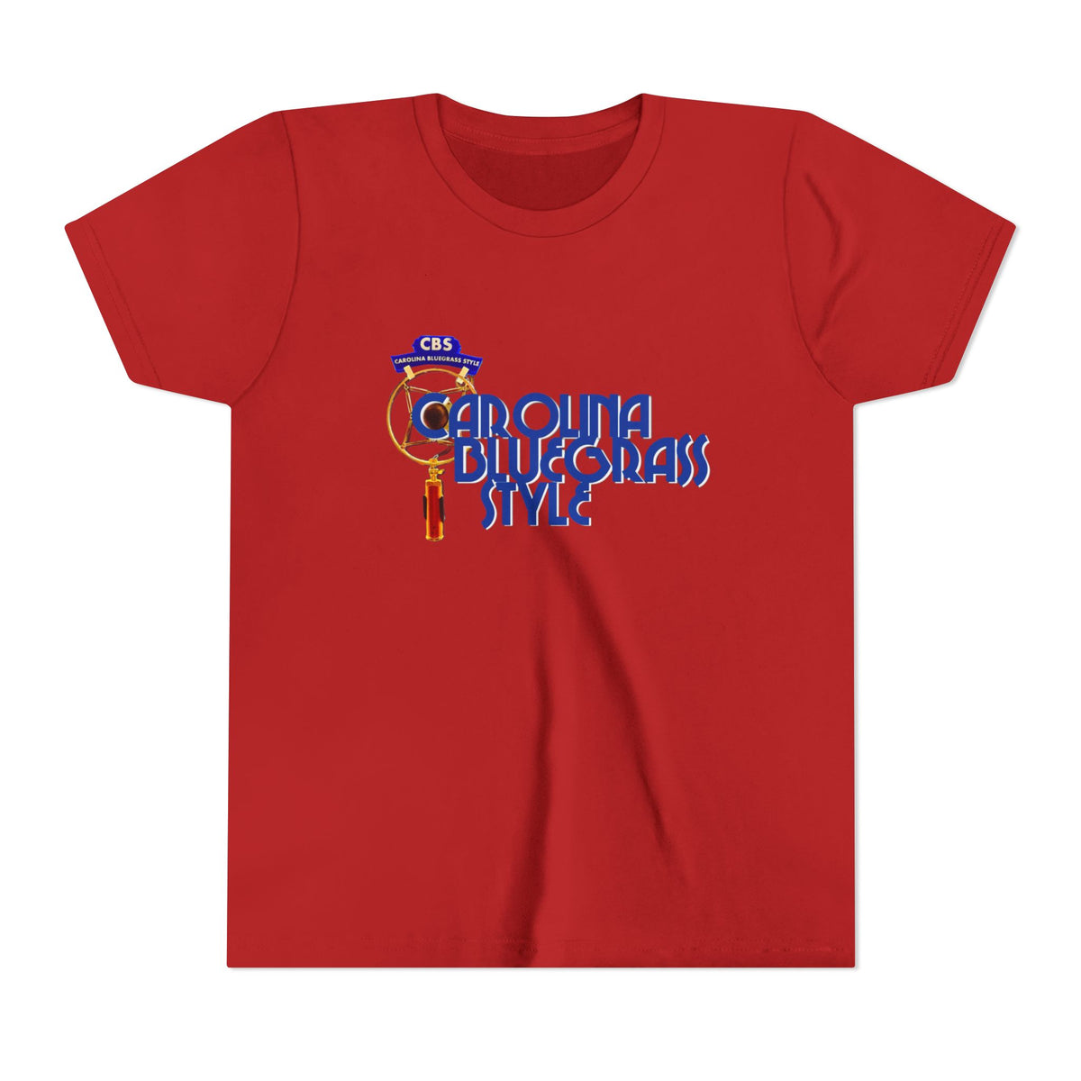 Youth Tee — "Carolina Bluegrass Style" Graphic T-Shirt