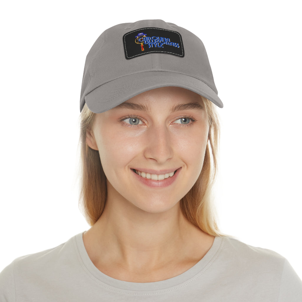 Carolina Bluegrass Style Dad Hat | Leather Patch Rectangle