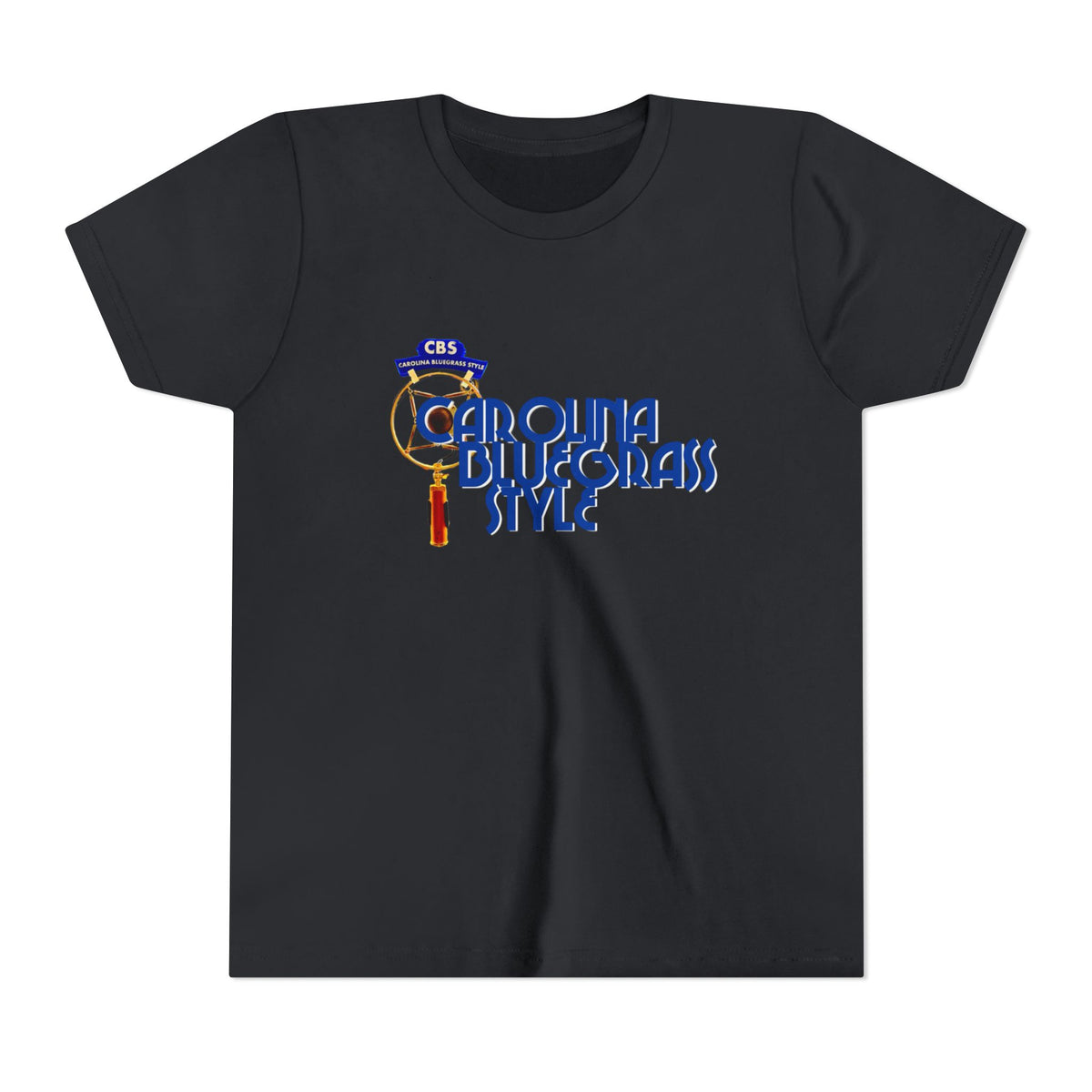 Youth Tee — "Carolina Bluegrass Style" Graphic T-Shirt