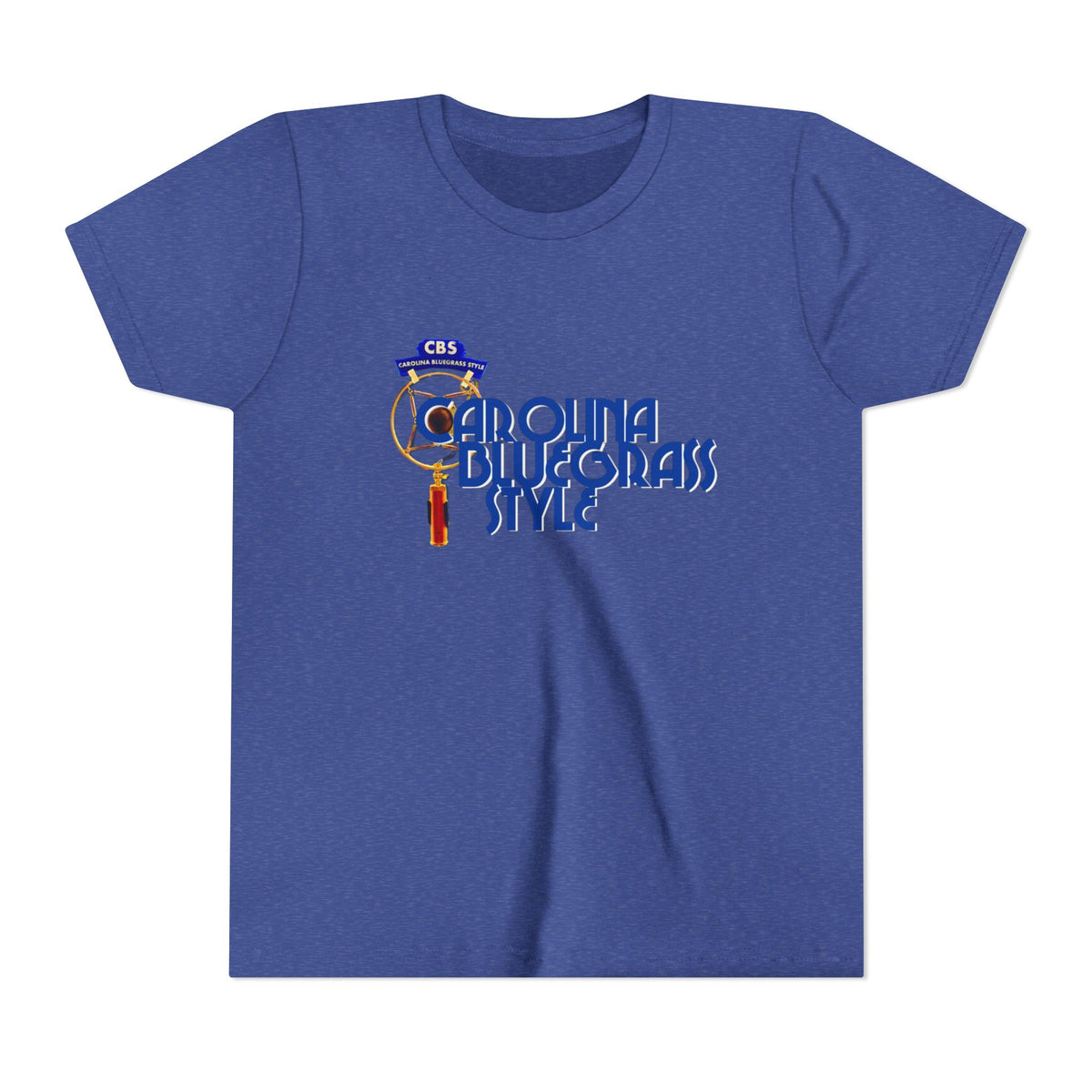 Youth Tee — "Carolina Bluegrass Style" Graphic T-Shirt